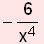 -6/x^4