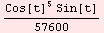 (Cos[t]^5 Sin[t])/57600