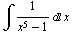 ∫1/(x^5 - 1) x
